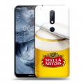 Дизайнерский силиконовый чехол для Nokia 6.1 Plus Stella Artois