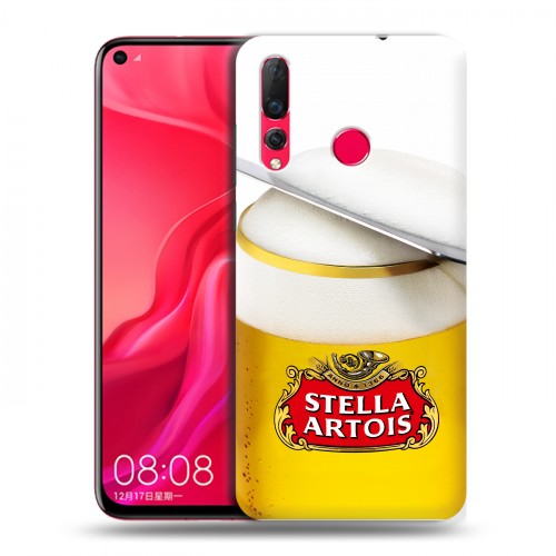 Дизайнерский пластиковый чехол для Huawei Nova 4 Stella Artois