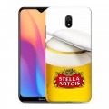 Дизайнерский силиконовый с усиленными углами чехол для Xiaomi RedMi 8A Stella Artois