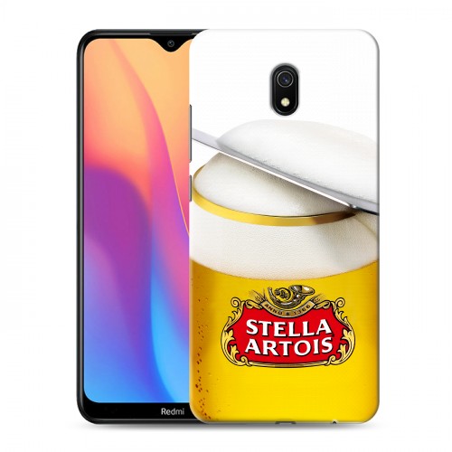 Дизайнерский силиконовый с усиленными углами чехол для Xiaomi RedMi 8A Stella Artois