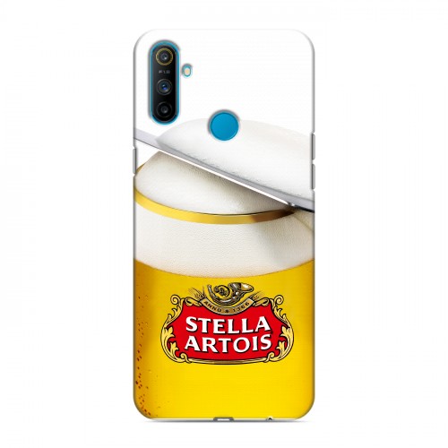 Дизайнерский силиконовый чехол для Realme C3 Stella Artois