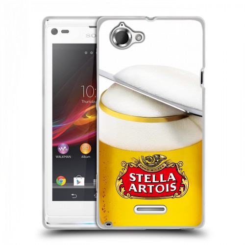 Дизайнерский пластиковый чехол для Sony Xperia L Stella Artois