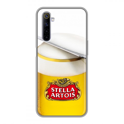 Дизайнерский силиконовый чехол для Realme 6 Stella Artois