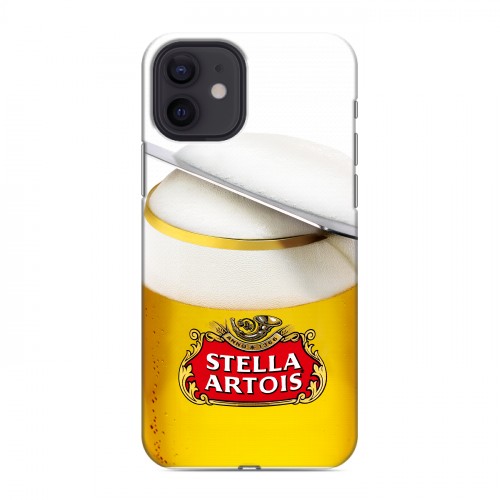 Дизайнерский силиконовый чехол для Iphone 12 Stella Artois