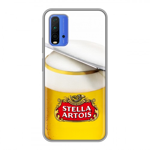 Дизайнерский силиконовый чехол для Xiaomi RedMi 9T Stella Artois