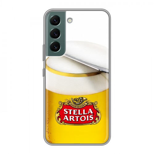 Дизайнерский силиконовый чехол для Samsung Galaxy S22 Stella Artois