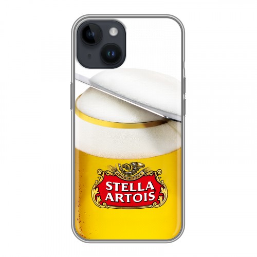 Дизайнерский пластиковый чехол для Iphone 14 Stella Artois