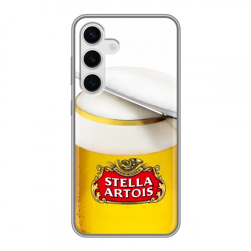 Дизайнерский силиконовый чехол для Samsung Galaxy S24 Stella Artois