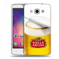 Дизайнерский пластиковый чехол для LG L60 Stella Artois