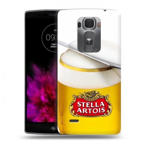 Дизайнерский пластиковый чехол для LG G Flex 2 Stella Artois