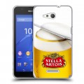 Дизайнерский пластиковый чехол для Sony Xperia E4g Stella Artois