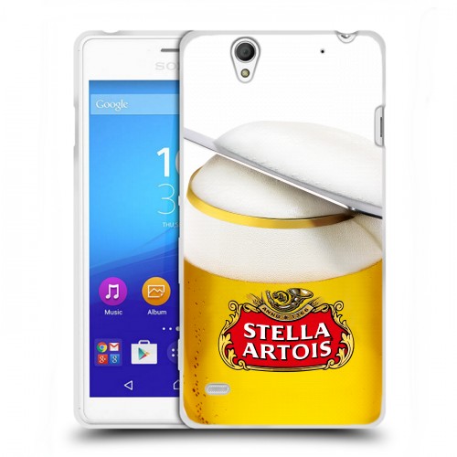 Дизайнерский пластиковый чехол для Sony Xperia C4 Stella Artois