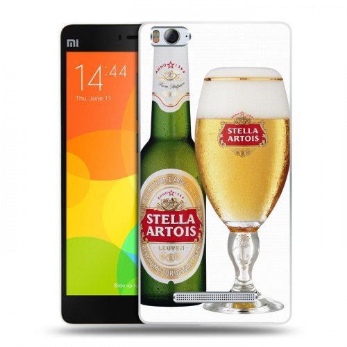 Дизайнерский пластиковый чехол для Xiaomi Mi4i Stella Artois