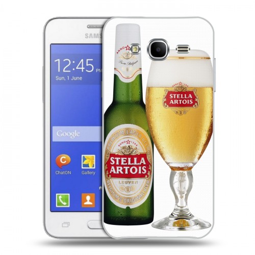 Дизайнерский силиконовый чехол для Samsung Galaxy J7 Stella Artois