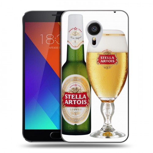 Дизайнерский пластиковый чехол для Meizu MX5 Stella Artois