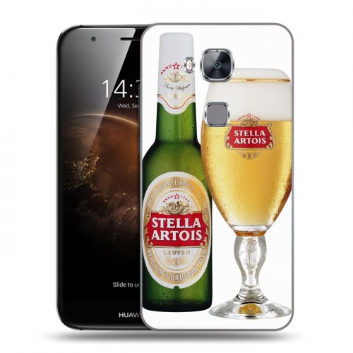 Дизайнерский пластиковый чехол для Huawei G8 Stella Artois