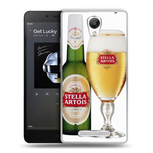 Дизайнерский силиконовый чехол для Xiaomi RedMi Note 2 Stella Artois