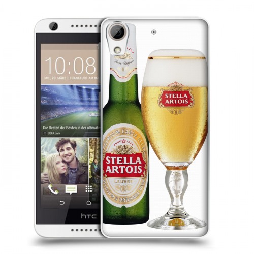 Дизайнерский силиконовый чехол для HTC Desire 626 Stella Artois