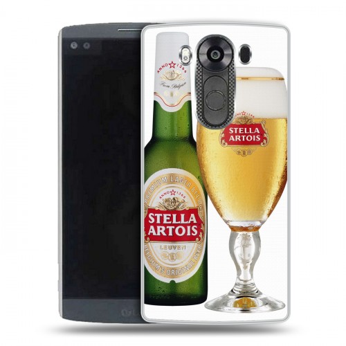 Дизайнерский пластиковый чехол для LG V10 Stella Artois