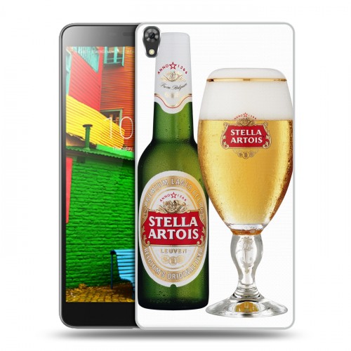 Дизайнерский силиконовый чехол для Lenovo Phab Stella Artois