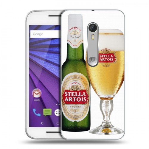 Дизайнерский пластиковый чехол для Lenovo Moto G Stella Artois