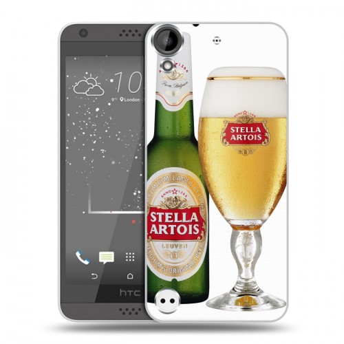 Дизайнерский пластиковый чехол для HTC Desire 530 Stella Artois