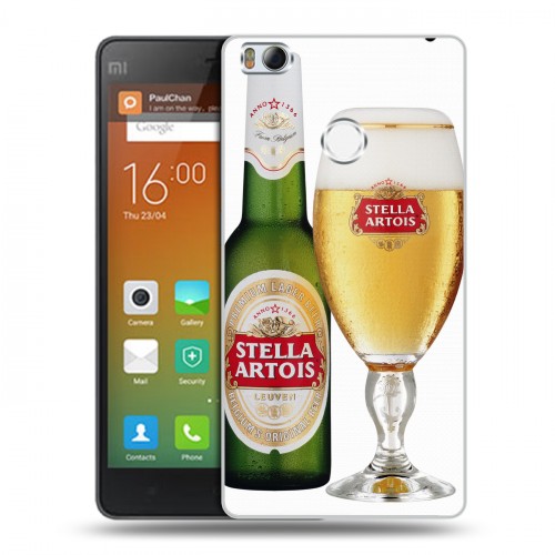 Дизайнерский пластиковый чехол для Xiaomi Mi4S Stella Artois