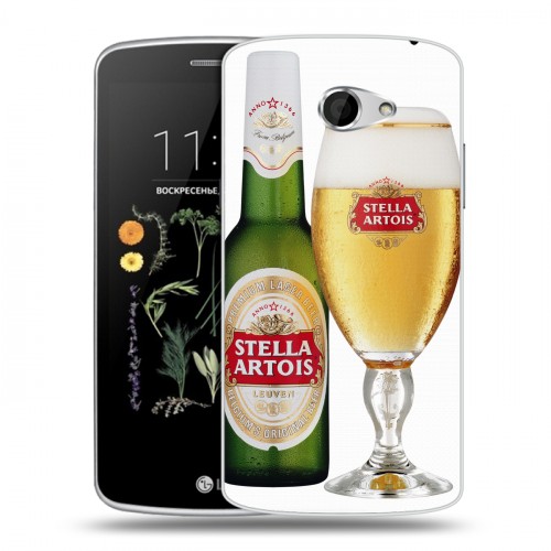 Дизайнерский силиконовый чехол для LG K5 Stella Artois