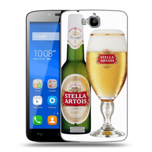 Дизайнерский пластиковый чехол для Huawei Honor 3C Lite Stella Artois