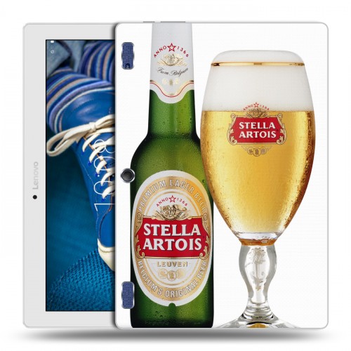 Дизайнерский силиконовый чехол для Lenovo Tab 2 A10-30 Stella Artois