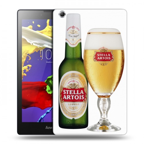 Дизайнерский силиконовый чехол для Lenovo Tab 3 7 Essential Stella Artois