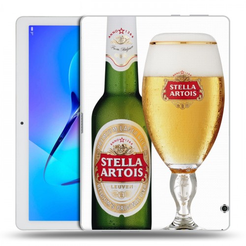 Дизайнерский силиконовый чехол для Huawei MediaPad T3 10 Stella Artois