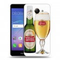 Дизайнерский пластиковый чехол для Huawei Y3 (2017) Stella Artois