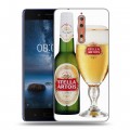 Дизайнерский пластиковый чехол для Nokia 8 Stella Artois