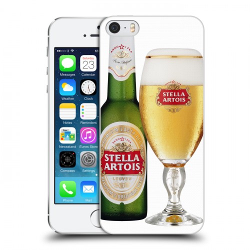 Дизайнерский пластиковый чехол для Iphone 5s Stella Artois