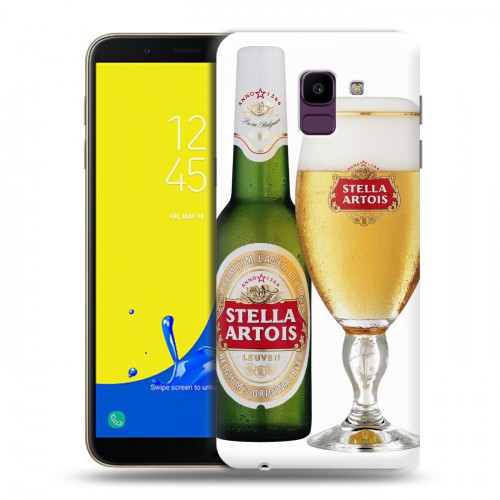 Дизайнерский пластиковый чехол для Samsung Galaxy J6 Stella Artois