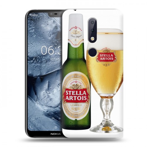 Дизайнерский пластиковый чехол для Nokia 6.1 Plus Stella Artois