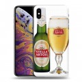 Дизайнерский силиконовый чехол для Iphone Xs Max Stella Artois