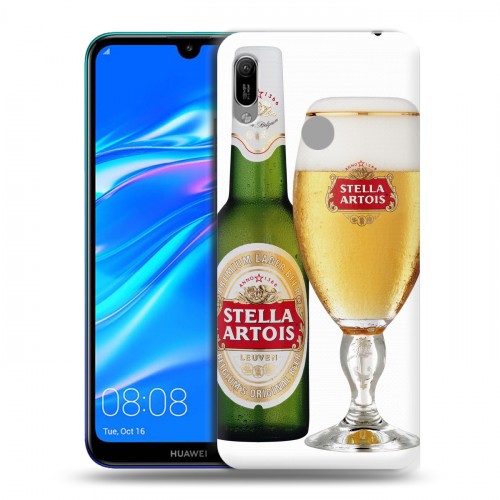 Дизайнерский пластиковый чехол для Huawei Y6 (2019) Stella Artois