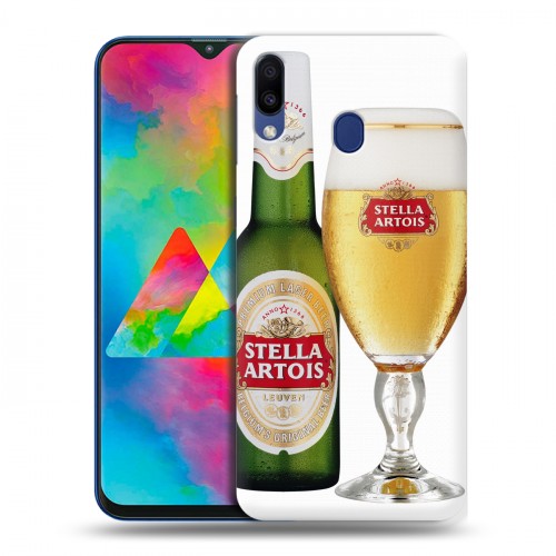 Дизайнерский пластиковый чехол для Samsung Galaxy M20 Stella Artois