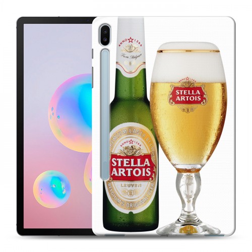 Дизайнерский силиконовый чехол для Samsung Galaxy Tab S6 Stella Artois