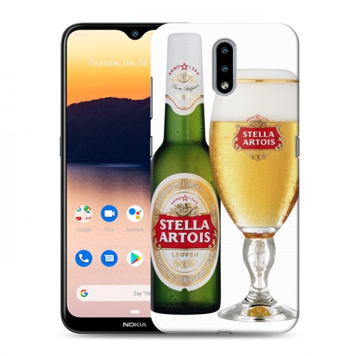 Дизайнерский силиконовый чехол для Nokia 2.3 Stella Artois