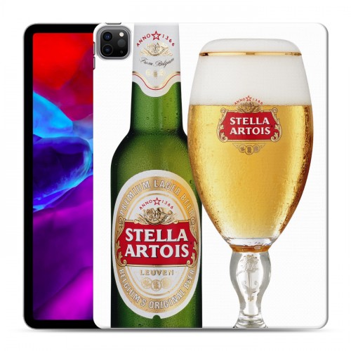 Дизайнерский пластиковый чехол для Ipad Pro 12.9 (2020) Stella Artois