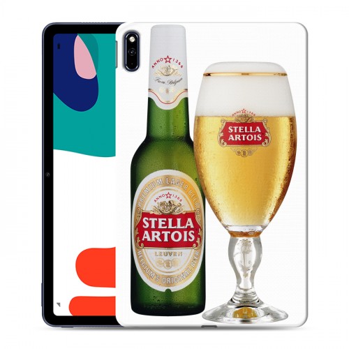 Дизайнерский силиконовый с усиленными углами чехол для Huawei MatePad Stella Artois