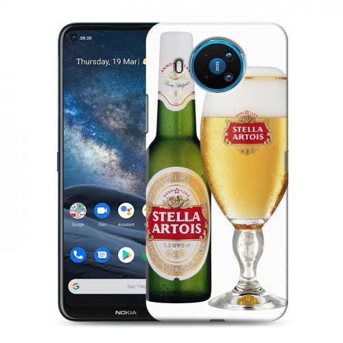 Дизайнерский силиконовый чехол для Nokia 8.3 Stella Artois