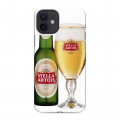 Дизайнерский силиконовый чехол для Iphone 12 Stella Artois