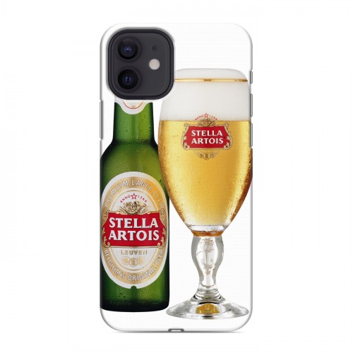 Дизайнерский силиконовый чехол для Iphone 12 Stella Artois