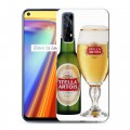 Дизайнерский силиконовый с усиленными углами чехол для Realme 7 Stella Artois