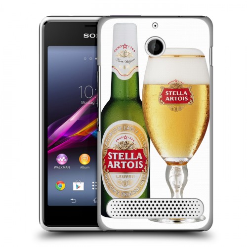 Дизайнерский силиконовый чехол для Sony Xperia E1 Stella Artois