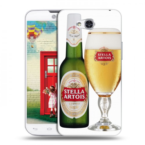 Дизайнерский пластиковый чехол для LG L80 Stella Artois